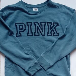 PINK Victoria's Secret  Teal Sweatshirt